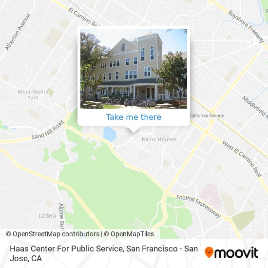 Haas Center For Public Service map
