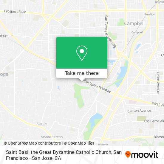 Saint Basil the Great Byzantine Catholic Church map