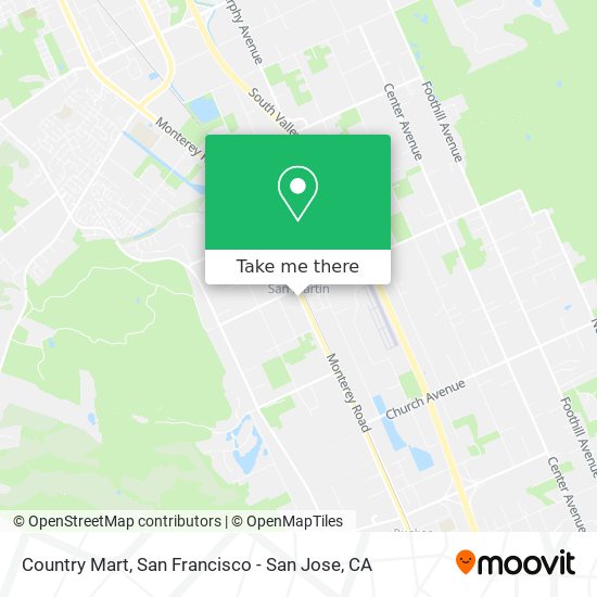 Country Mart map