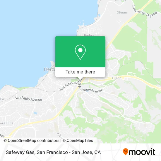 Safeway Gas map