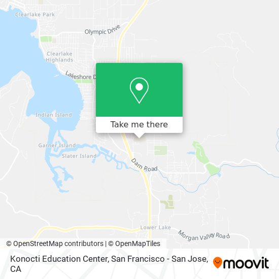Mapa de Konocti Education Center