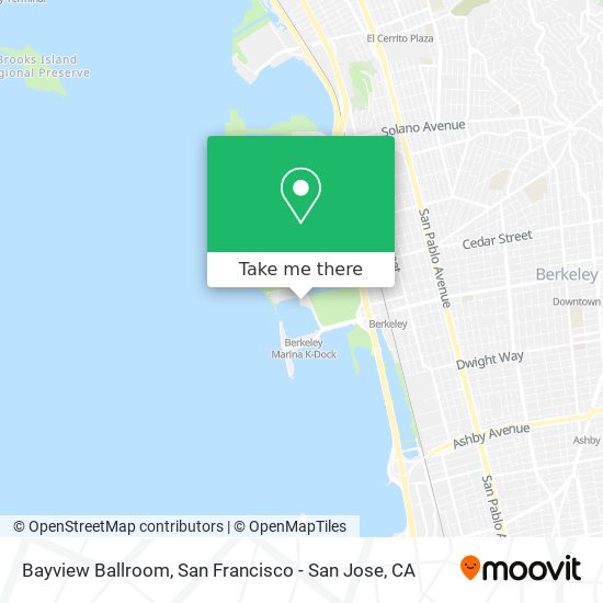 Mapa de Bayview Ballroom