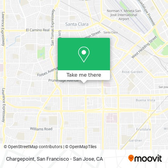 Mapa de Chargepoint