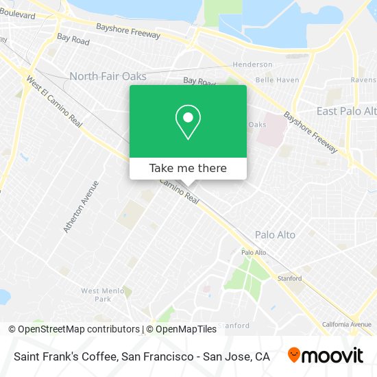 Saint Frank's Coffee map