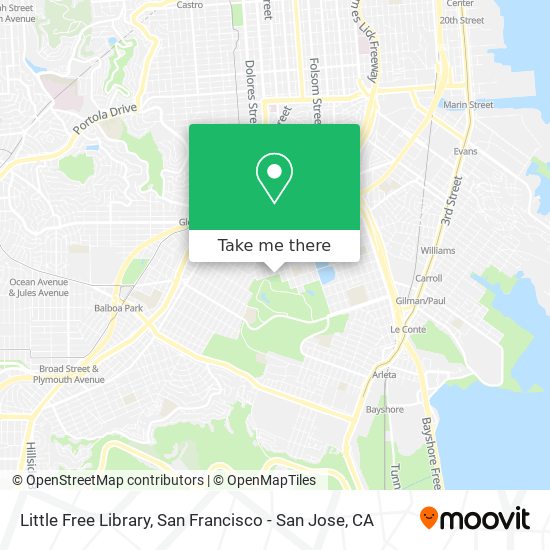 Mapa de Little Free Library