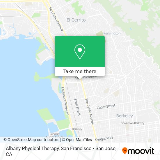 Albany Physical Therapy map