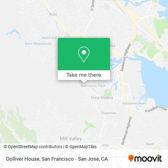 Dolliver House map