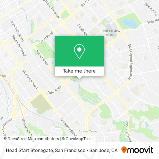 Head Start Stonegate map