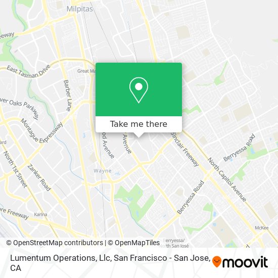 Lumentum Operations, Llc map