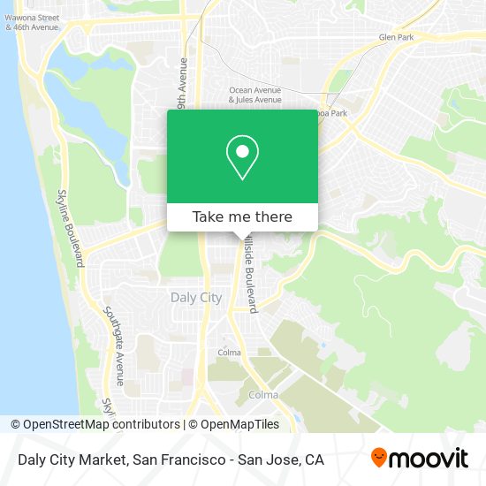 Daly City Market map