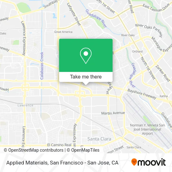 Applied Materials map