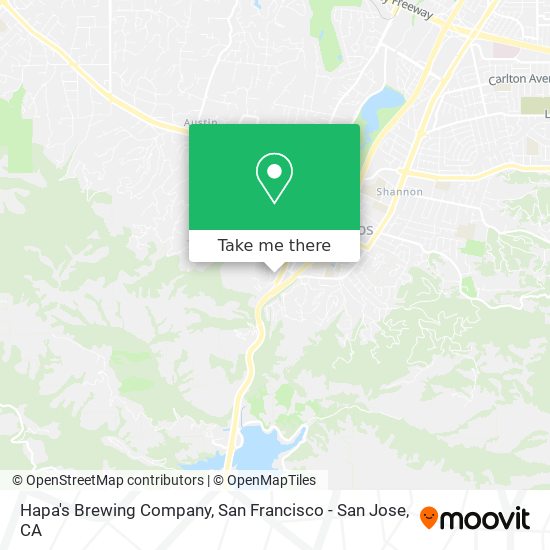 Hapa's Brewing Company map