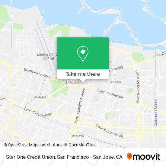 Star One Credit Union map