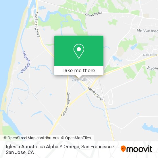 Iglesia Apostolica Alpha Y Omega map