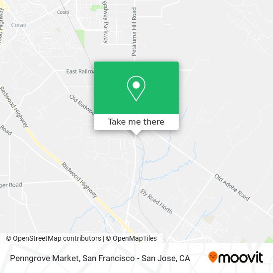 Mapa de Penngrove Market