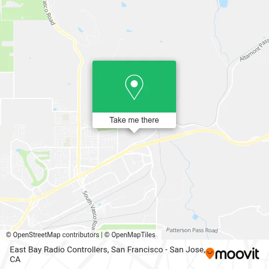 East Bay Radio Controllers map