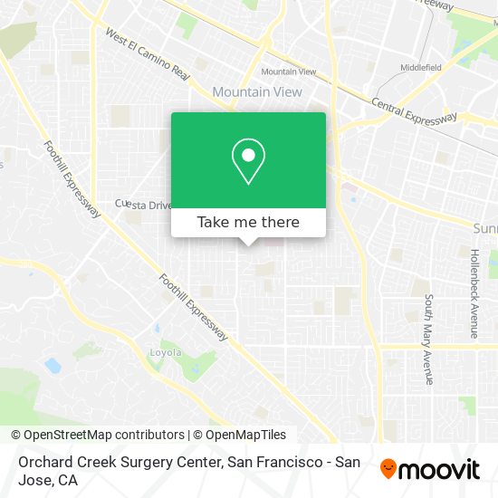 Orchard Creek Surgery Center map