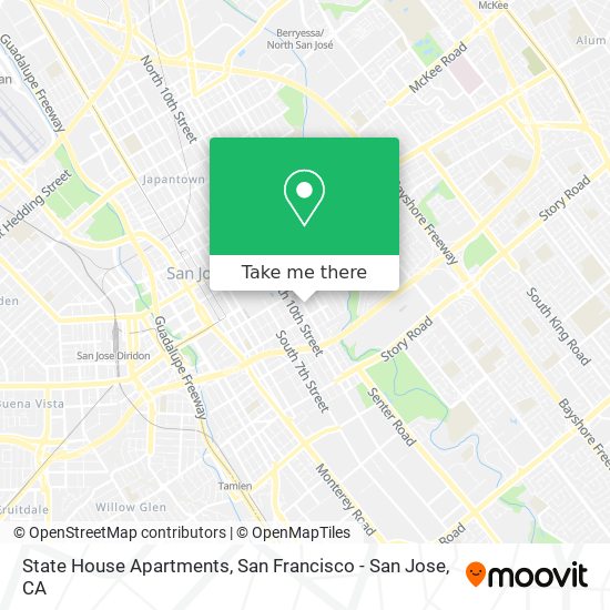 Mapa de State House Apartments