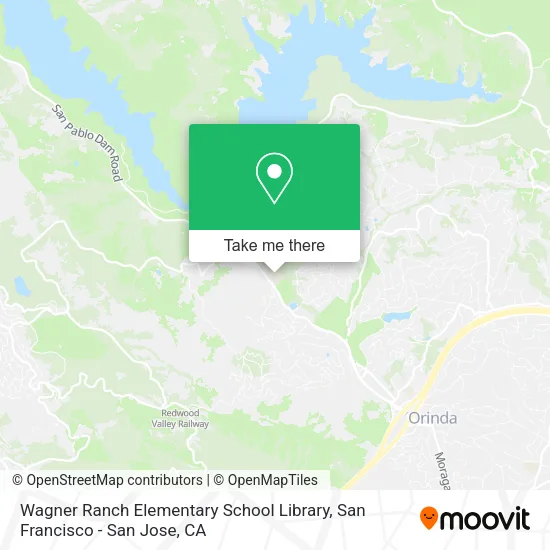 Wagner Ranch Elementary School Library map