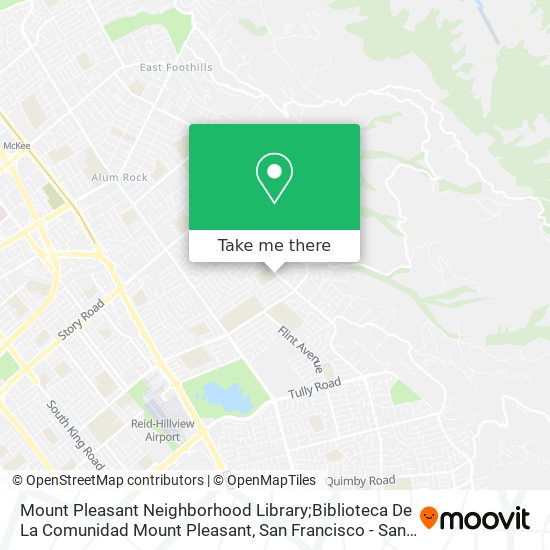 Mapa de Mount Pleasant Neighborhood Library;Biblioteca De La Comunidad Mount Pleasant