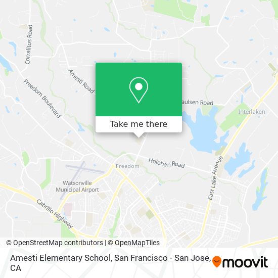 Amesti Elementary School map