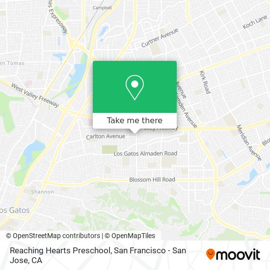 Mapa de Reaching Hearts Preschool