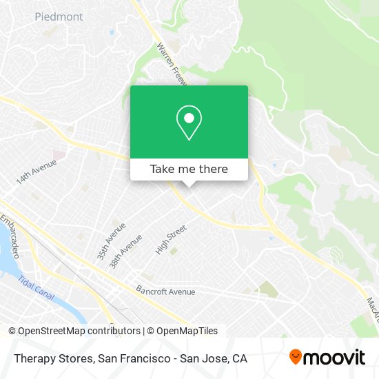 Therapy Stores map