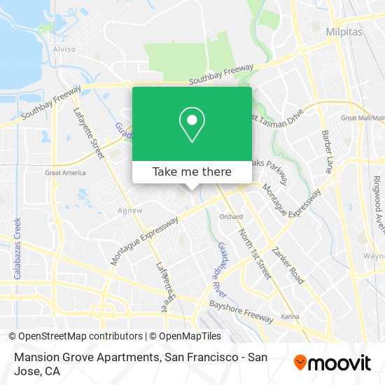 Mansion Grove Apartments map