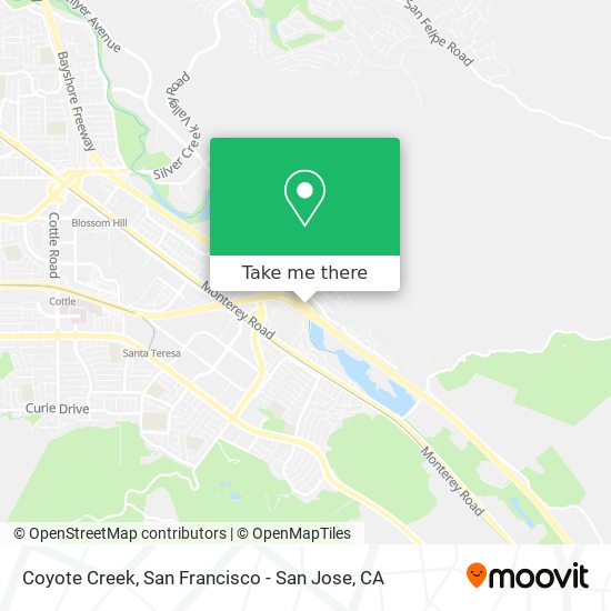 Mapa de Coyote Creek