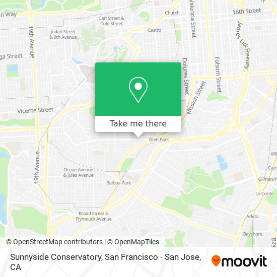 Sunnyside Conservatory map