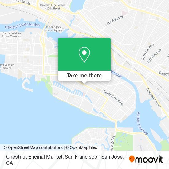 Chestnut Encinal Market map