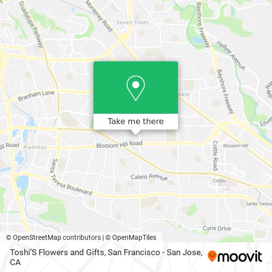 Toshi’S Flowers and Gifts map