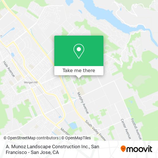 A. Munoz Landscape Construction Inc. map