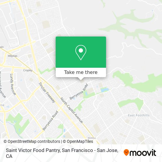 Saint Victor Food Pantry map