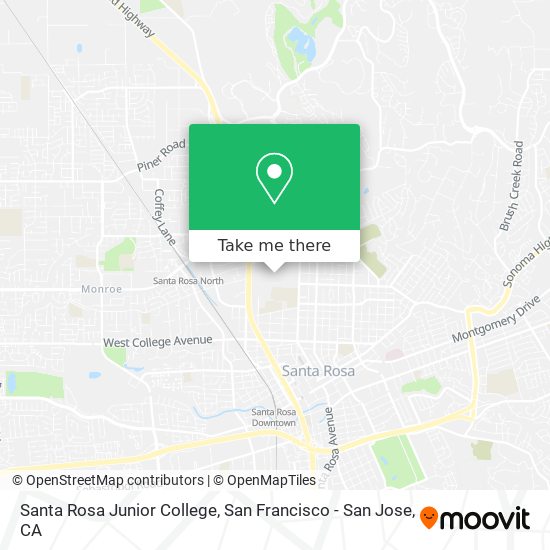 Santa Rosa Junior College map