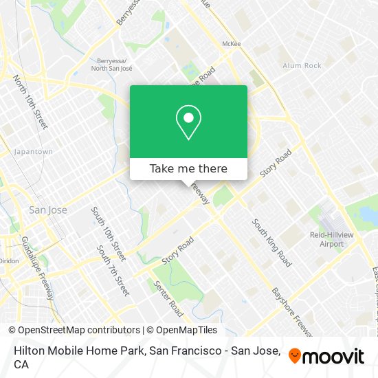 Mapa de Hilton Mobile Home Park