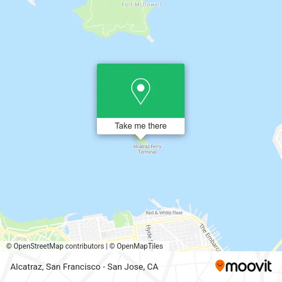 Alcatraz map