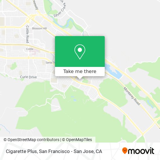 Mapa de Cigarette Plus