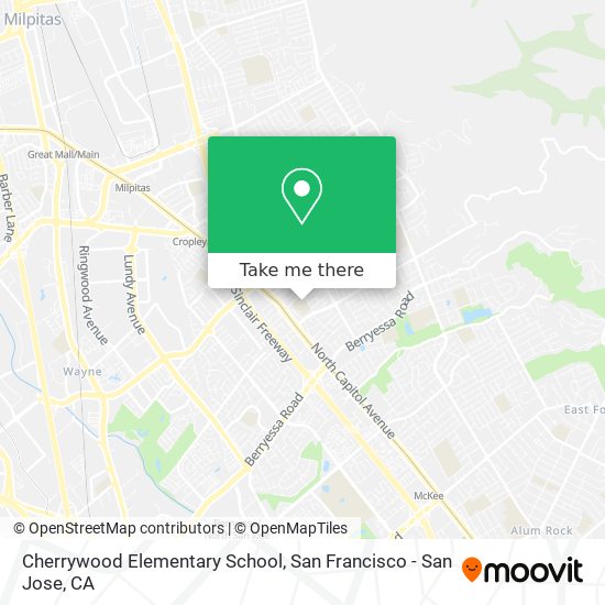 Mapa de Cherrywood Elementary School