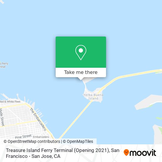 Treasure Island Ferry Terminal (Opening 2021) map