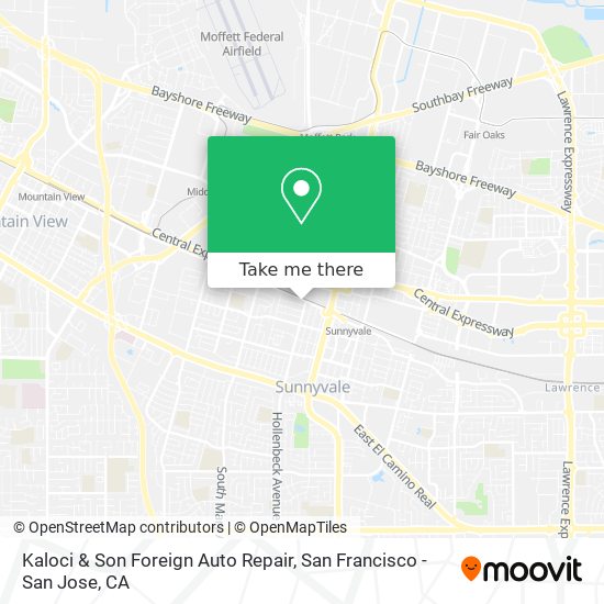 Mapa de Kaloci & Son Foreign Auto Repair