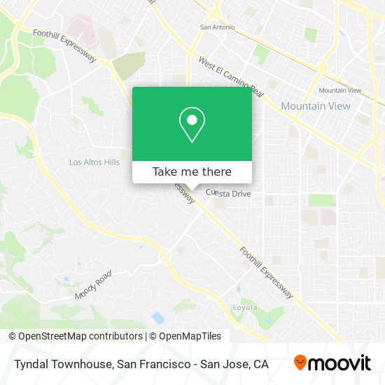 Tyndal Townhouse map