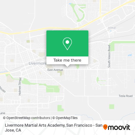 Livermore Martial Arts Academy map