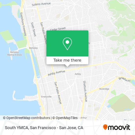 South YMCA map