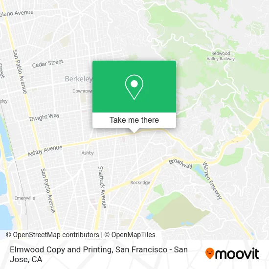 Mapa de Elmwood Copy and Printing