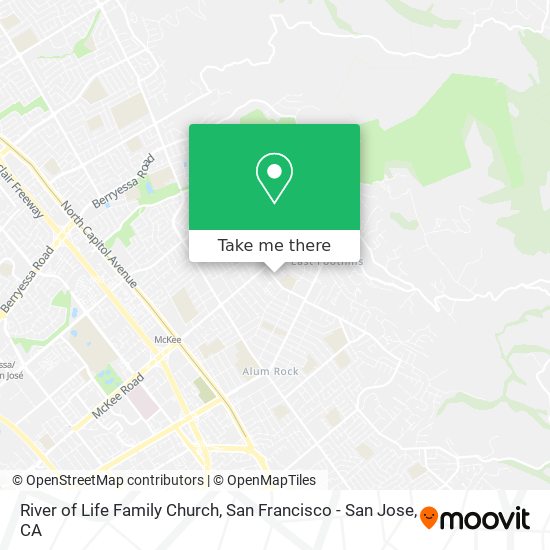 River of Life Family Church map