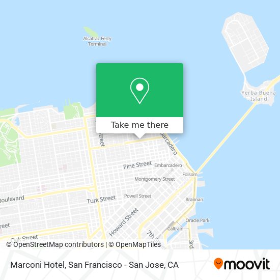 Mapa de Marconi Hotel