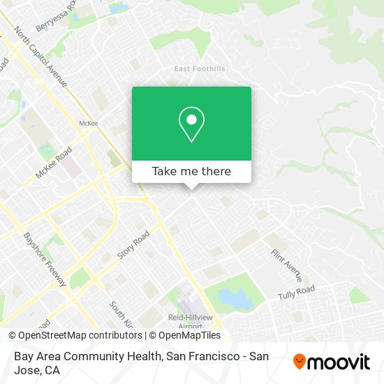 Bay Area Community Health map