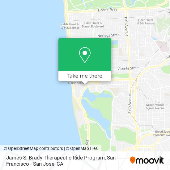 James S. Brady Therapeutic Ride Program map