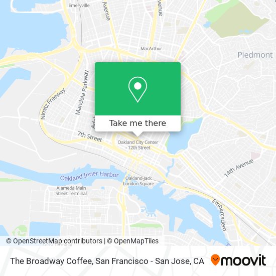 Mapa de The Broadway Coffee